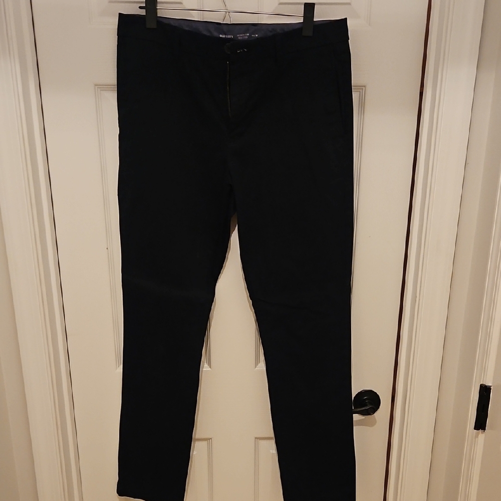 Men'sold navy ultimate Black Slim Fit Pants
